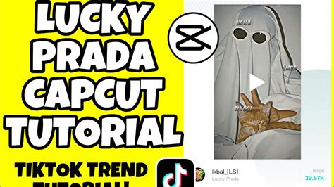 lucky prada capcut template trend 